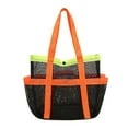 thumbnail image 4 of KMSS 1PCS Mesh Beach Bag Tote Shower Storage Bag for Vacation/Travel & Beach Essentials, 4 of 7