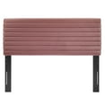 thumbnail image 4 of Tufted Headboard, King and CA King Size, Pink, Velvet, Mid Century Bedroom, Modern Contemporary Boutique HB35669, 4 of 7