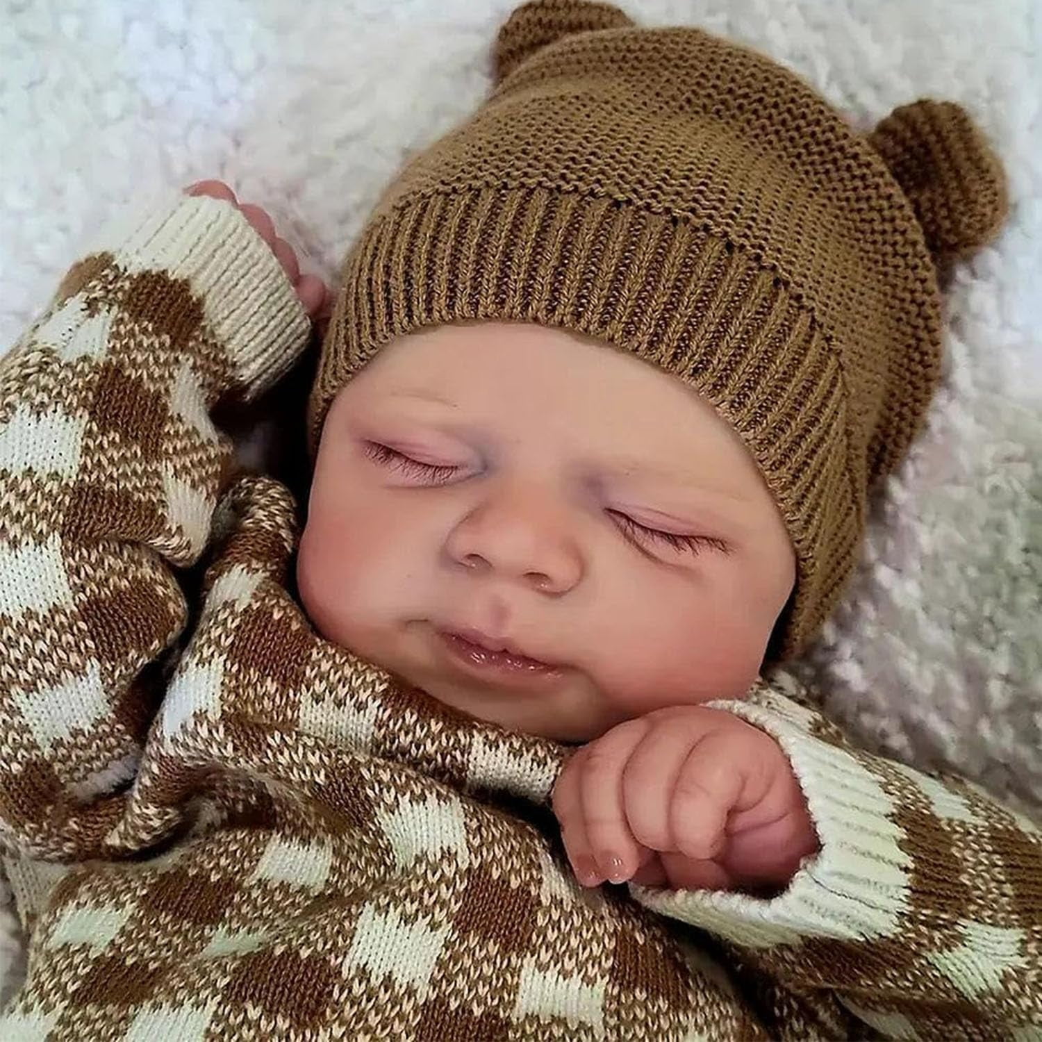 Anano Reborn Baby Dolls 18 Inch Realistic Newborn Sleeping Baby Dolls Girls That Look Real Lifelike Preemie Babies Alive Soft Silicone Reborn Infant Dolls