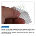thumbnail image 3 of 2 Sheets Cursive Number Stickers for Resin Nails 3D Small Gold Number Sticker Metallic Alloy for Epoxy Resin, 3 of 6