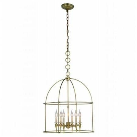 

Elegant Furniture & Lighting 1491D24BB Bavaria Burnished Brass Pendant Lamp- 28 x 24 in.