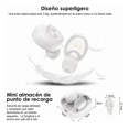 thumbnail image 2 of Audífonos Inalámbricos Con Bluetooth Blancos Malubero Malu1009, 2 of 3