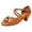 Brown, variant on Girls Latin Dance Shoes Satin Ballroom Tango Salsa Practice Party Ballroom Dance Shoes(Color:White,Size:29)