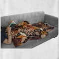 thumbnail image 6 of Autumn Soft Flannel Fleece Throw Blanket, Fall Season Bouquet Leaves Rust Toned Herbs Blooms Wedding Botanical Print, Cozy Plush for Indoor and Outdoor Use, 50" x 60", Multicolor, by Ambesonne, 6 of 6