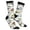 B-White20, variant on Jamsmile Women Crew Socks Cute Dinosaur Print Novelty Funny Crew Socks Soft Breathable Athletic Socks