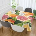 thumbnail image 2 of Yayeee Tablecloths 60" x 120" Rectangle Wrinkle Resistant Party Table Cover, Citrus Leaves, 2 of 8