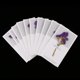 thumbnail image 2 of 10 tarjetas de felicitación vintage con flores secas, tarjetas de agradecimiento, tarjetas de Navidad y boda. Myosotis Light Purple, 2 of 9