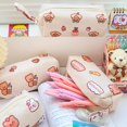 thumbnail image 2 of Korean Fashion Pencil Bag Cartoon Bear Kawaii Pencil Case For Girls Large Capacity Pencil Pouch Japanese Student Stationery BagRussian Federation He Qiyong unisex, 2 of 2