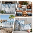 thumbnail image 4 of Blue Green Eucalyptus Leaves Outdoor Pillow Covers 20x20 Set of 2,Waterproof Patio Throw Pillowcase Protectors,Spring Summer Botanical Decorative Pillow Shams Cushion Covers for Seat Bed Couch Sofa, 4 of 8