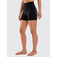 thumbnail image 3 of Shorts CRZ YOGA Medium Negro 4" Cintura Alta Spandex, 3 of 7