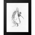 thumbnail image 2 of Stellar Design Studio 19x24 Black Modern Framed Museum Art Print Titled - Dance Figure 4, 2 of 5