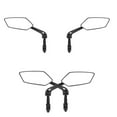 thumbnail image 3 of relayinert Rearview Mirror Wide-angle Rotation Cycling 20-24mm Handlebar Flat Rear View Outdoor Mirrors Accessory Right, 3 of 9