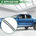 thumbnail image 3 of 1 Pair Rear Left and Right Door Window Belt Weatherstrip for Toyota Tacoma 2005-2015, 3 of 6