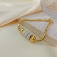 thumbnail image 2 of Pulsera elegante con cadena de serpiente para mujer de acero inoxidable, 2 of 3