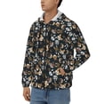 thumbnail image 3 of Honeii Dogs Print Hoodies for Men, Pullover & Full Zip, Breathable Zip up Hoodie, Sweatshirt-Medium, 3 of 5