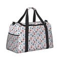 thumbnail image 2 of Balery Nautical And Pirate Owls Bolsa de Gimnasio para Mujeres, Bolsa de Viaje con Bolsillo Húmedo, Bolsa de Fin de Semana para Mujeres, Bolsa de Viaje Resistente al Agua, 2 of 7