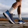 thumbnail image 4 of Men's Lightweight Gradient Knit Sneakers, Stylish Breathable Athletic Shoes (Casual and versatile）, 4 of 7