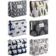 thumbnail image 1 of 6 bolsas de maquillaje de lona impresas bolsas de cosméticos para mujeres niñas, A Afortunado Sencillez, 1 of 1
