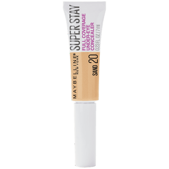 Maybelline Super Stay Under Eye Concealer Liquid, Sand 20, 0.23 fl oz