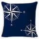 thumbnail image 1 of Juego de 4 fundas de almohada náuticas de 18.0 x 18.0 in, diseño de ancla, faro, brújula, brújula, fundas de almohada decorativas, fundas de cojín de lino para sofá, cama, decoración del hogar (LXX019-18) Sailing Electrónica, 1 of 4