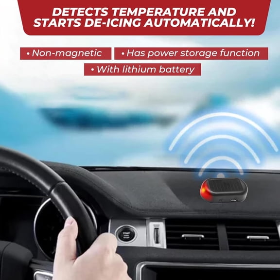 Car Interference Antifreeze Instrument, Car Windshield De-Icer, Reusable Anti-Ice Solution, All-in-One Anti-Frost Tool for All Vehicle Safety and Maintenance