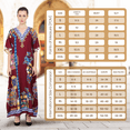 thumbnail image 2 of Miss Lavish London Women Kaftans Dresses, Maroon L, 2 of 7