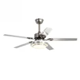 thumbnail image 4 of AFANQI Ceiling Fan Light 42'' 5 Stainless Steel Blades LED Fan Lamp w/ Remote Control, 4 of 16