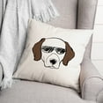 thumbnail image 3 of Creative Products Dog with Sunglasses 16 x 16 Spun Poly Pillow, 3 of 3