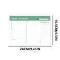 thumbnail image 3 of Xuniizn Daily Planner Notepad for Work, Journal with Hourly Schedule - Note Pads, Time Block Notepads, Desktop To Do List, College Supplies, Journaling Notebooks, 3 of 5