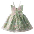 thumbnail image 1 of FYDUU Robes d'Été pour Filles Imprimé Sans Manches Robe Tutu pour Tout-Petits Enfants Tenue Décontractée d'École Robes Décontractées Robe d'Été Confortable Polyvalente 4-5 Ans, 1 of 8