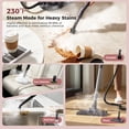 thumbnail image 2 of GOOVI Steam Cleaner 1500w Powerful Handheld Steamer with 57oz Watertank Steam Mop 15 in 1 Canister Steamer Cleaner for Home, Car, Floor Cleaning, 2 of 8