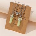 thumbnail image 2 of 2pcs Luminous Hexagonal Pendants Magnet Necklace Matching Heart Charm Jewelry--Green-Product code 42788 Green, 2 of 3