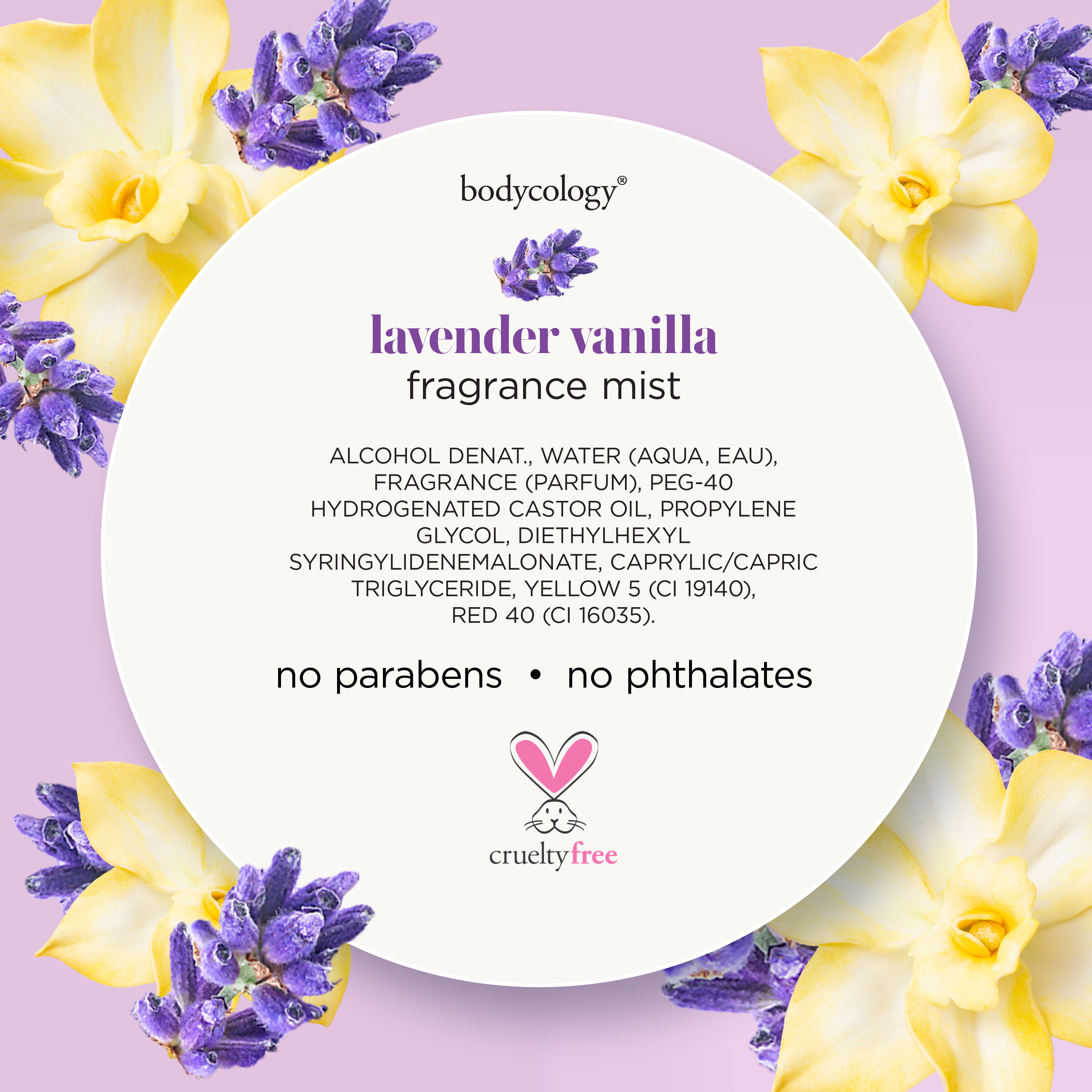 Bodycology Lavender Vanilla Body Mist, 8 fl oz photo 7