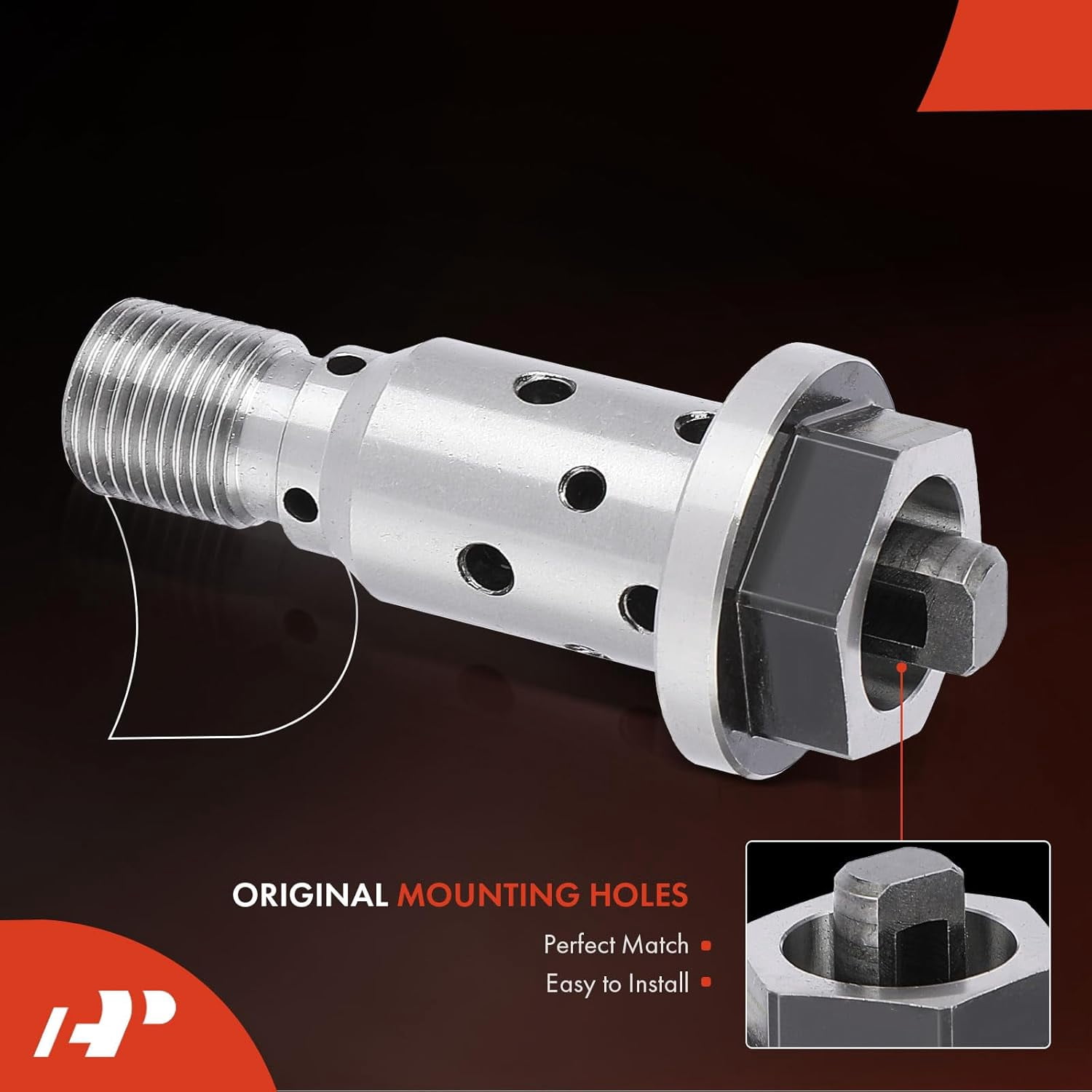 A-Premium 2-PC Intake & Exhaust Engine Variable Valve Timing (VVT) Solenoid Compatible with Mercedes-Benz C230, C300, C350, E350, E550, GLK350, GL450, GL550, S400, S550, G550, SL550, SLK280