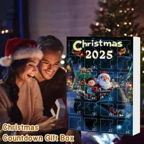 kladzum Advent Calendar 2025 Christmas 24 Days Calendar Surprises Gifts Calendar Acrylic Christmas Decorations Festive Advent Calendars Holiday Countdown Party Gift