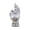 White, variant on Halloween Party Decorations Resin Yin Holder and Incense Burner Statue for Living Room Zen Meditation Home Halloween Festival Figure