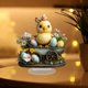 thumbnail image 5 of Decoración de Pascua, Adornos de Pascua, Regalos de Pascua Pollo de Pascua 2D Decoración acrílica plana Péndulo acrílico, 5 of 6
