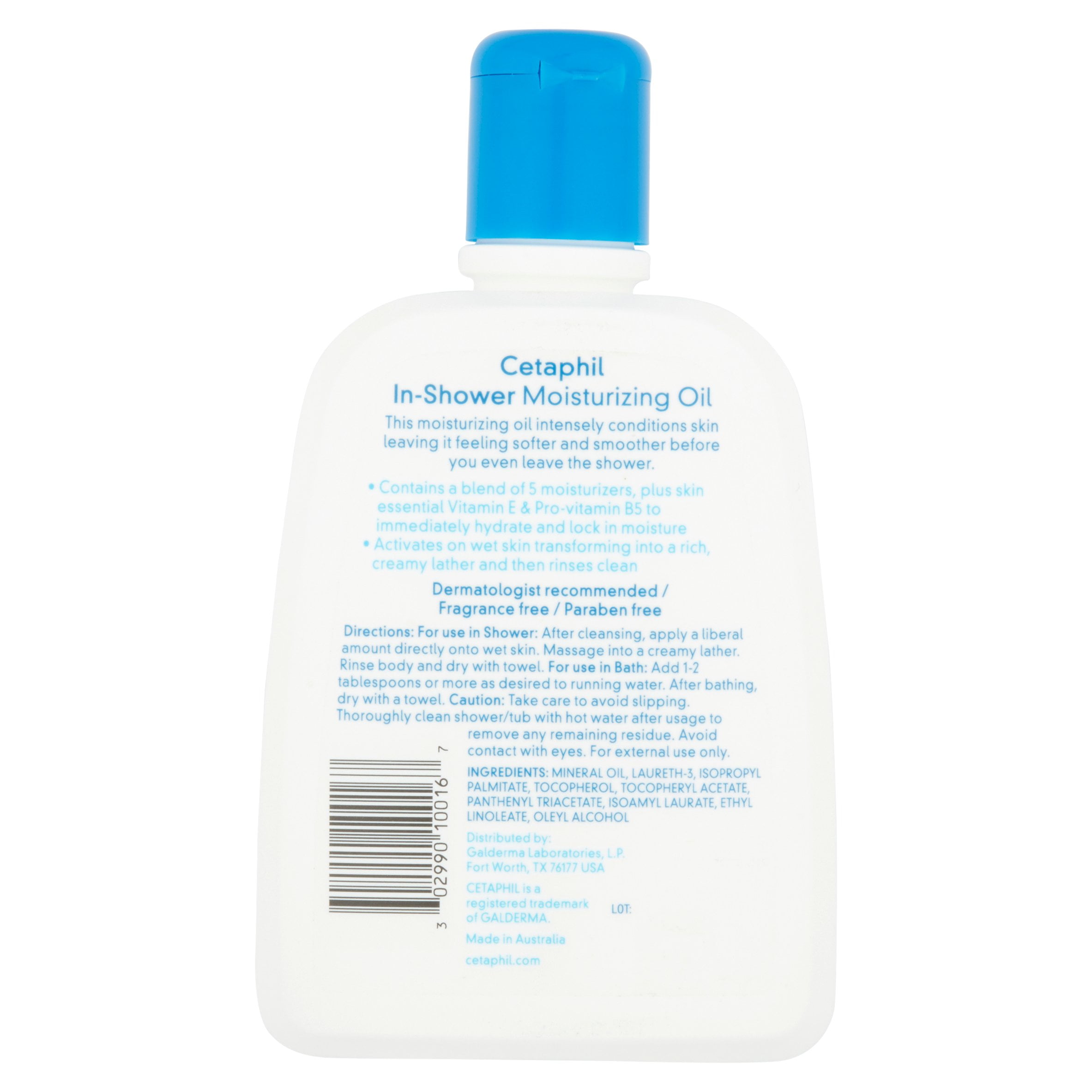 Cetaphil In Shower Moisturizing Oil 16 9 Fl Oz