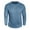 Blue, variant on Thermal Waffle Shirts for Men, Crew Neck Long Sleeve Casual Pullover Underwear Textured Knit Tops Dark Gray M