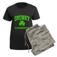 thumbnail image 5 of CafePress - Drunky Women's Dark Pajamas - Women's Short Sleeve Print T-Shirt and Pants Dark Cotton Pajama Set, 5 of 7