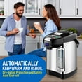 thumbnail image 5 of NutriChef Digital Water Boiler & Warmer - 4L/4.23 Qt Stainless Electric Hot Water Dispenser W/ LCD, 5 of 7
