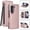 Rosegold, variant on Mynvo Wallet Case for Samsung Galaxy Z Fold 7 with Stylus Pen, PU Leather Folio Cover with Card Slots Cash Pocket RFID Blocking Kickstand and Magnetic Closure