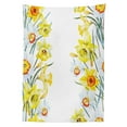 thumbnail image 3 of Ambesonne Vintage Tablecloth Rectangular Table Cover, Flowers, 60"x84", Yellow White Red, 3 of 4