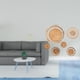 thumbnail image 2 of Adhesivo de pared,Vinilo decorativo de pared con enredaderas colgantes para dormitorio (DIY),Manualidades de pared,Decoración de pared colgante. Ratán tejido artesanal.,Juego de decoración, 2 of 8