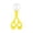 A006- Yellow, variant on Bug Catcher, Bug Catcher for Student, Outdoor Activities for Student, Clear Container, 6 Pack 6X2 Inch Scissor-Style Transparent Clip Catch Tool for Backyard Exploration
