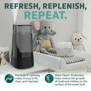 PureGuardian 475 Sq. ft, 1 Gallon Ultrasonic Cool Mist Humidifier with Aroma Tray, H980C