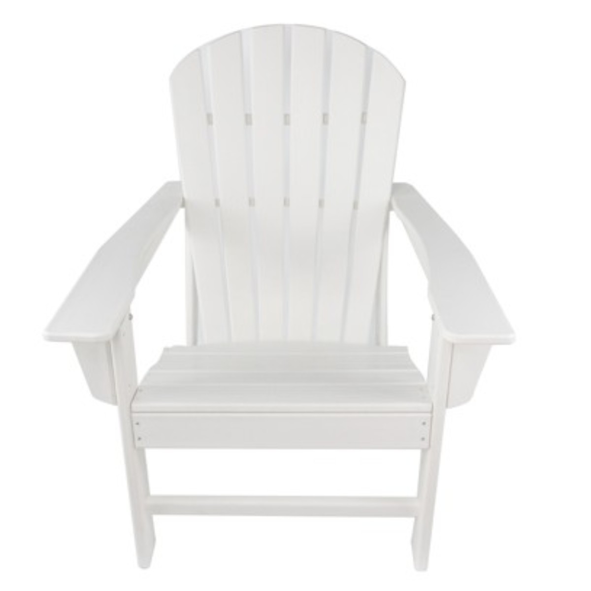Folding Adirondack Chair Patio Chair Lawn Chair Outdoor 350 lbs Capacity Load Adirondack Chairs Weather Resistant for Patio Deck Garden 33.07*31.1*36.4" HDPE Resin Wood,White - image 5 of 9