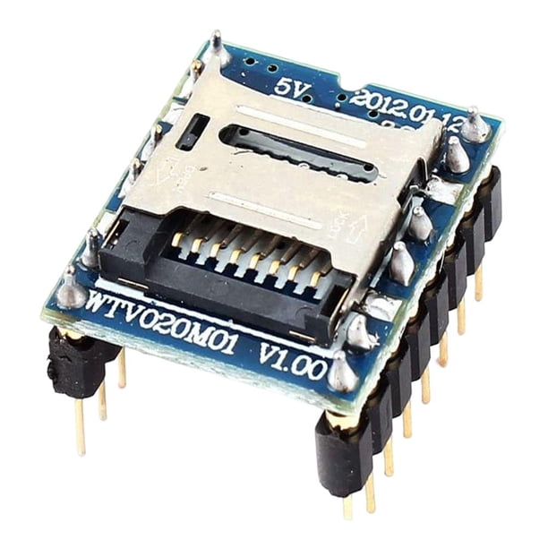 Compatible con tarjeta de memoria WTV020-SD Módulo de voz 32M-1GB Mini SD Módulo de sonido MP3 FLhrweasw Nuevo