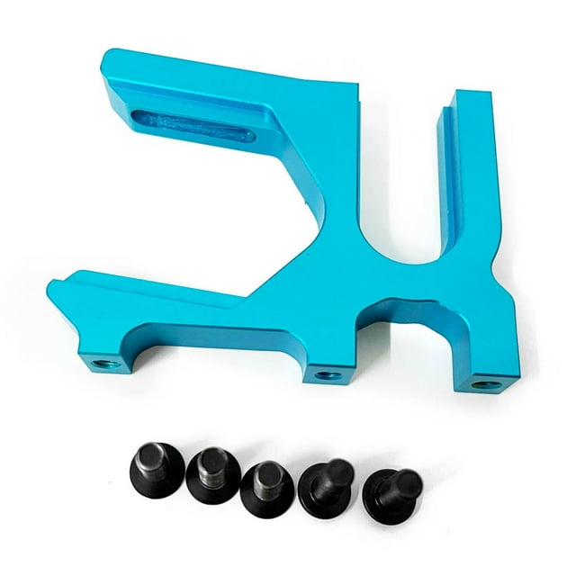 Baohd Support de Moteur Réglable en Alliage d'Aluminium pour Voiture RC 1/7 6S Pièce Accessoires de Voiture RC Pièces de Rechange Pièce de Mise à Niveau RC Bleu