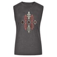 thumbnail image 4 of DailyTrove Women's Geometric Print Sleeveless Tank Top - Polyester Casual Summer & Festival Wear, Stylish for Outings, 4 of 4